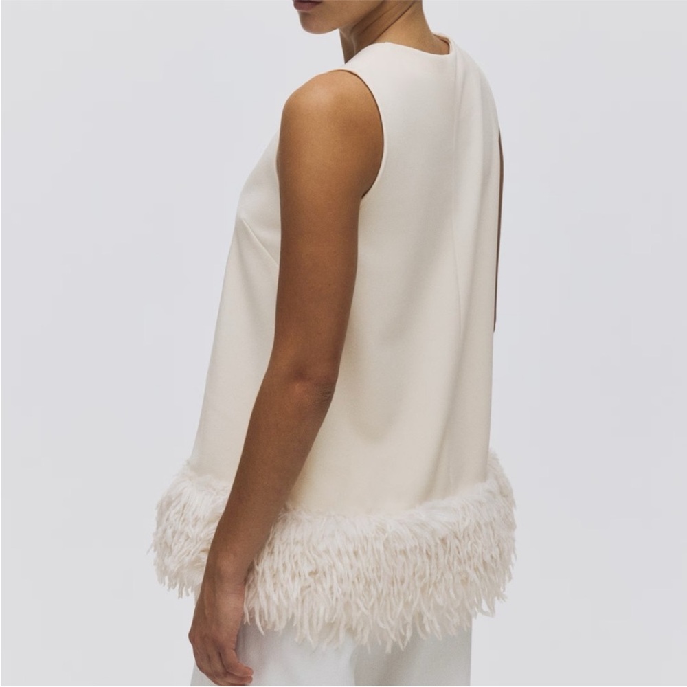 New H&M Fringe Trimmed Top - Picture 3 of 13